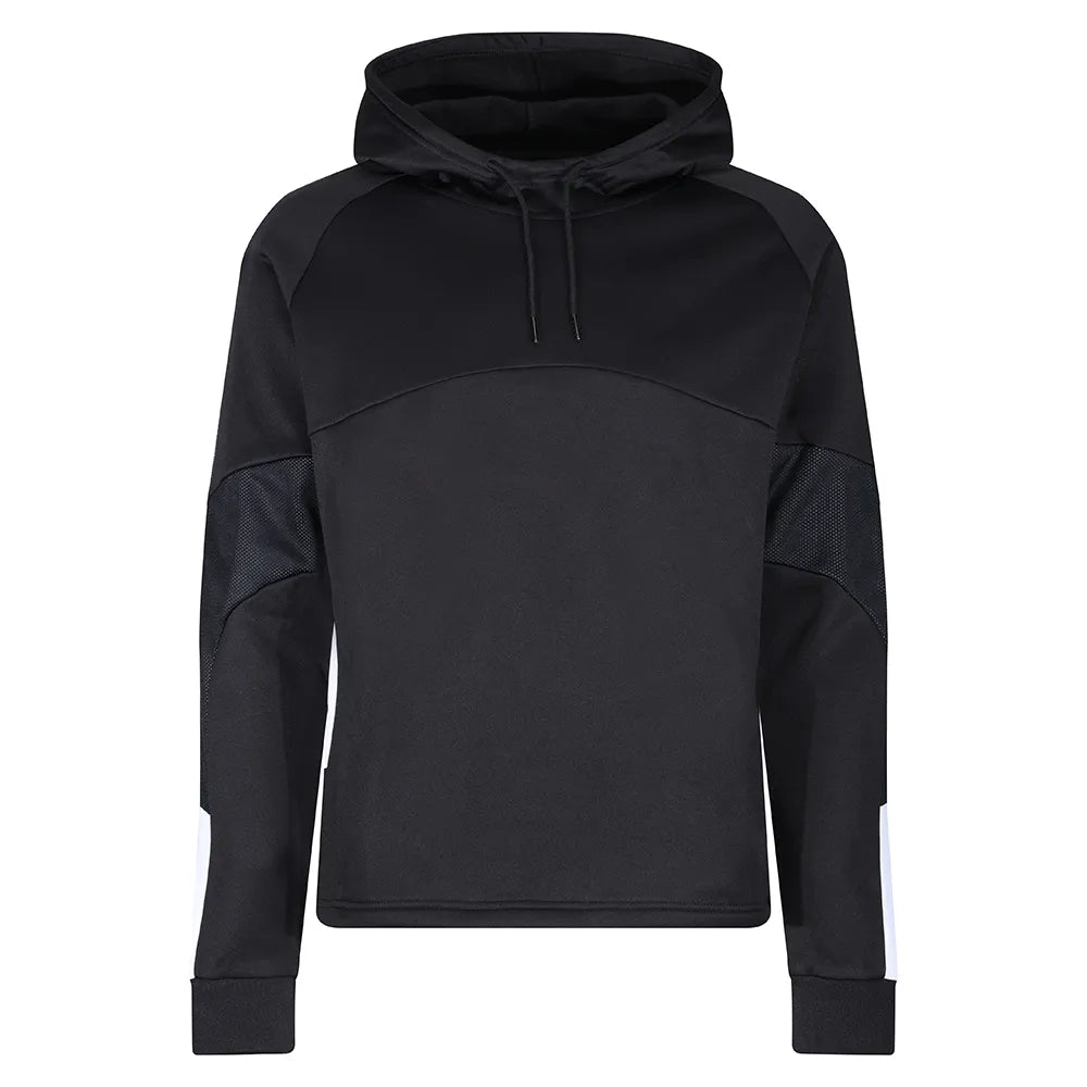 front view of Edge Pro Poly Hoodie black / white