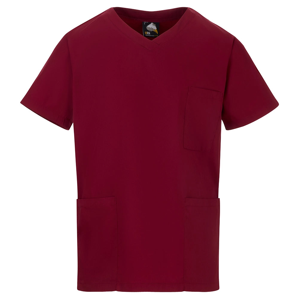 maroon 8800 Scrub Top