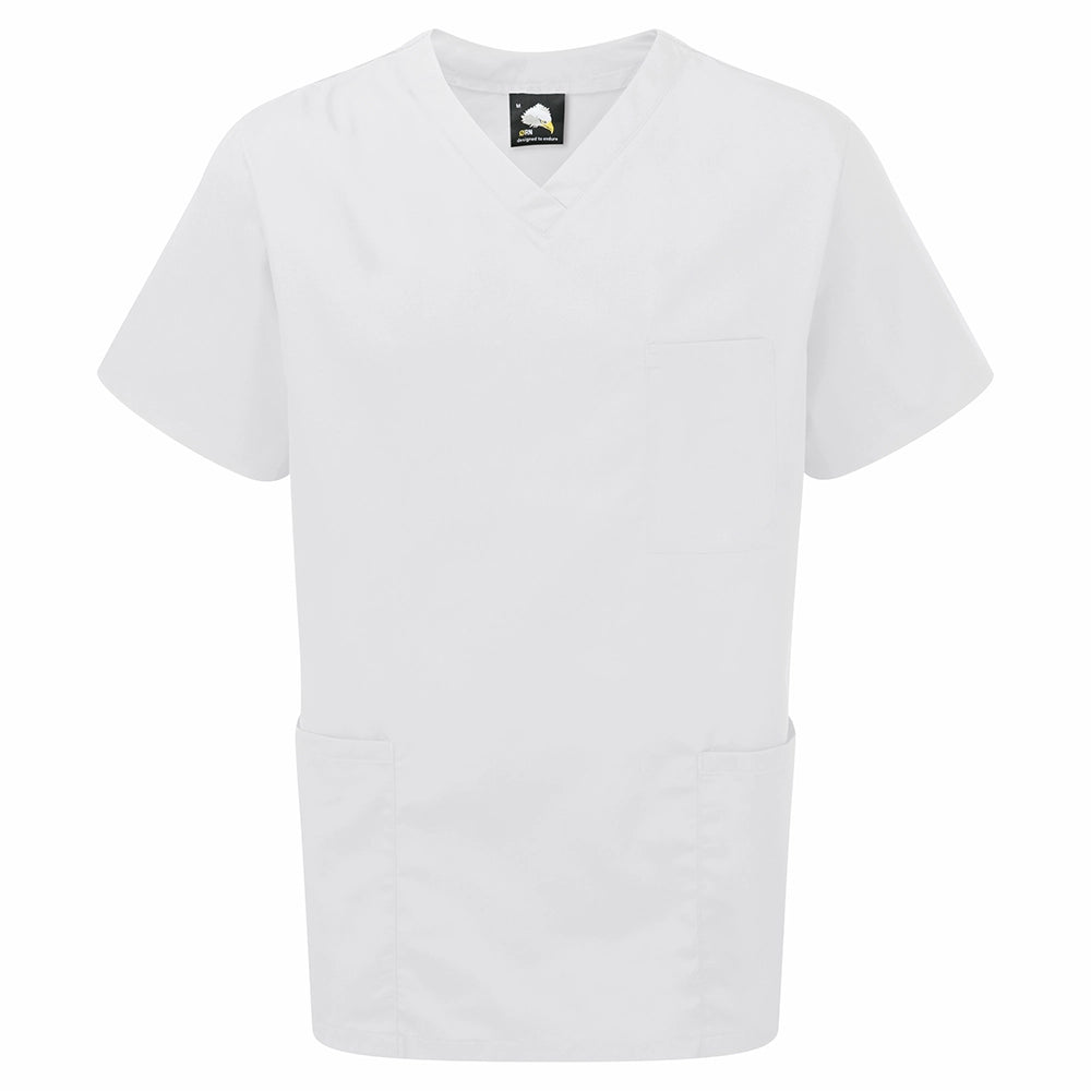 white 8800 Scrub Top