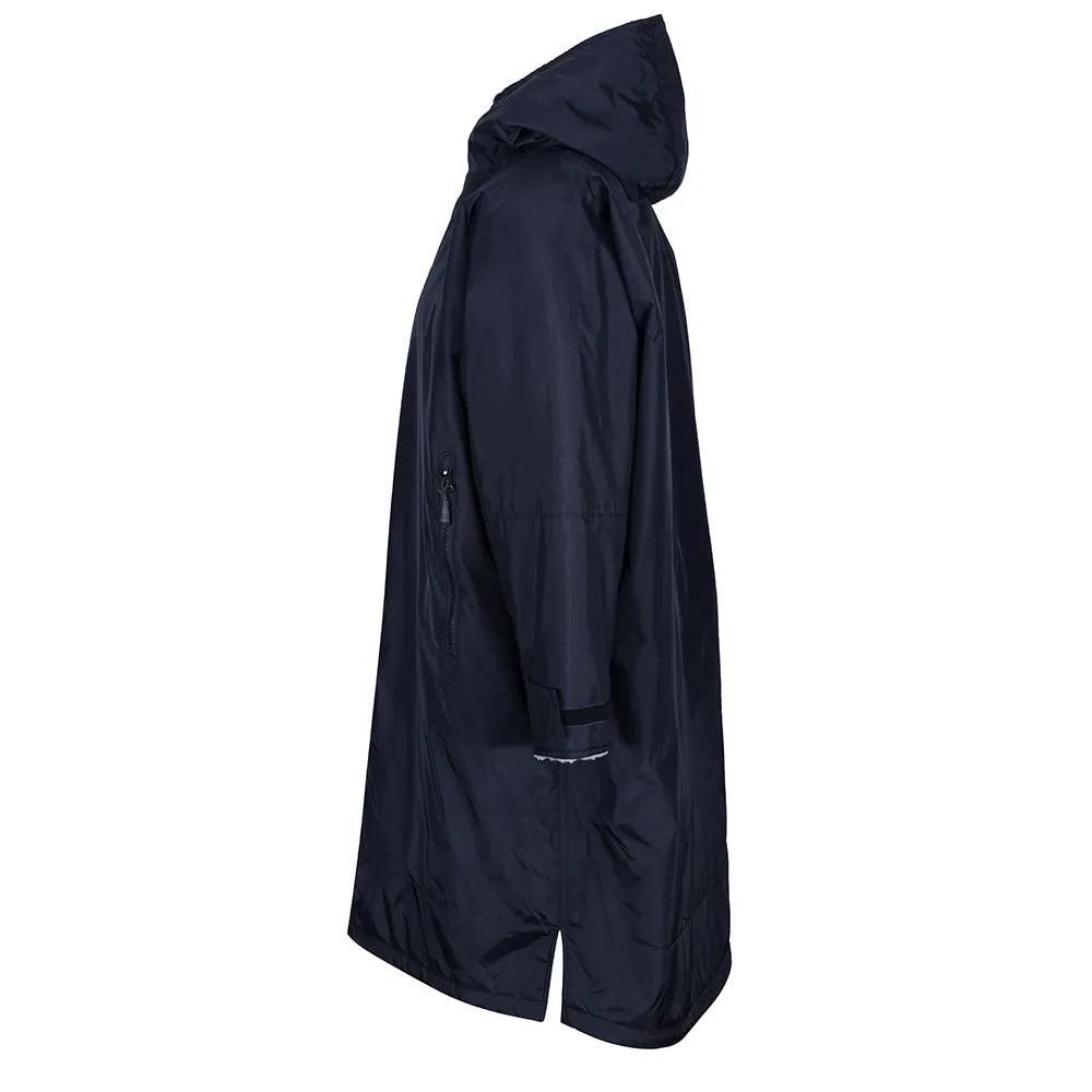 side view of Weatherproof Changing Robe (911) navy