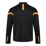 back view of Kinetic Sports Midlayer Black amber