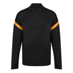 front view of Kinetic Sports Midlayer Black amber