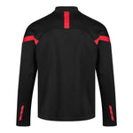 back view of Kinetic Sports Midlayer Black red