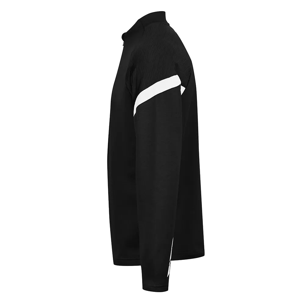 side view of Kinetic Sports Midlayer Black white