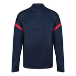 front view of Kinetic Sports Midlayer Navy red
