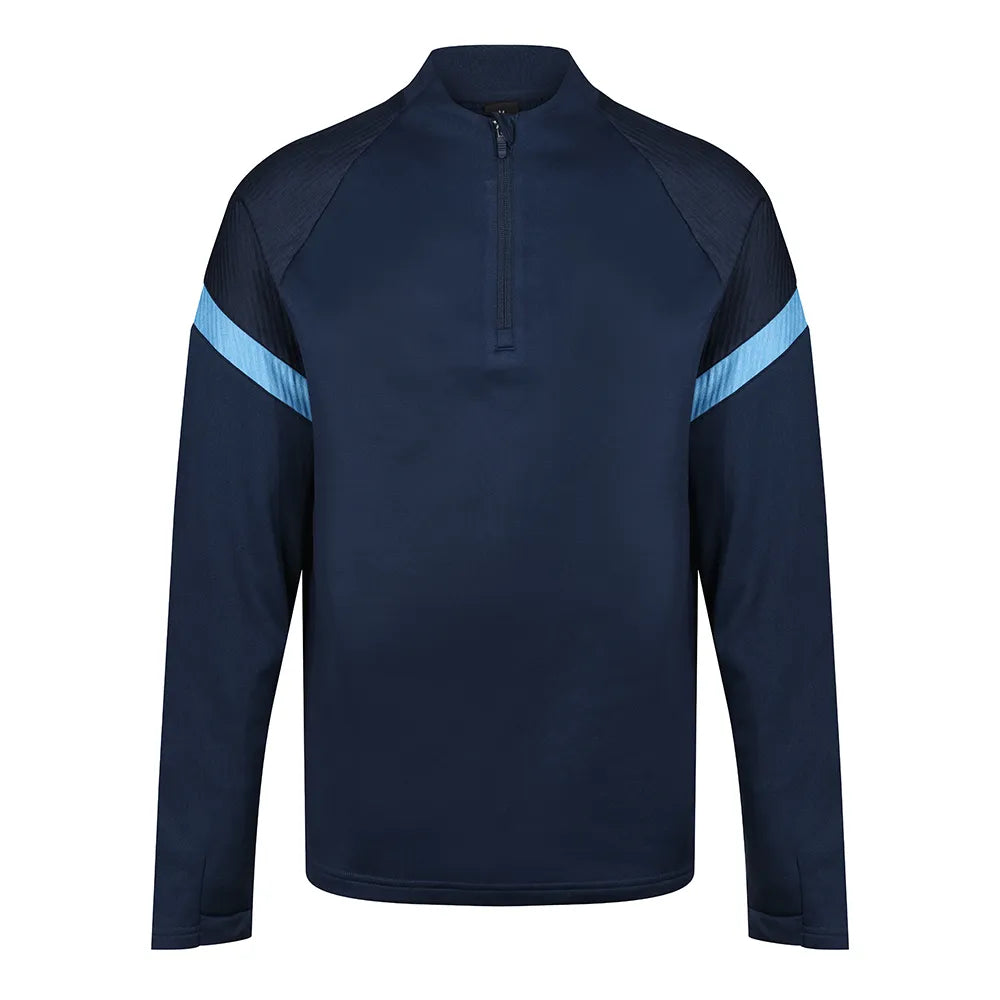 front view of Kinetic Sports Midlayer Navy sky