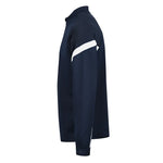 side view of Kinetic Sports Midlayer Navy white