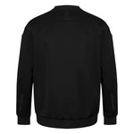 back view of Kinetic Sports Crew Neck Tech Top Black