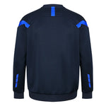 back view of Kinetic Sports Crew Neck Tech Top Navy royal