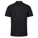 back view of Kinetic Sports Tech Polo Black