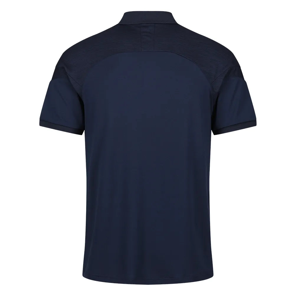 back view of Kinetic Sports Tech Polo Navy