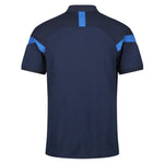 back view of Kinetic Sports Tech Polo Navy royal