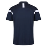 Back view of Kinetic Sports Tech Polo Navy white