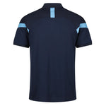 back view of Kinetic Sports Tech Polo Navy sky