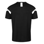 Kinetic sports tech tee black with white accents