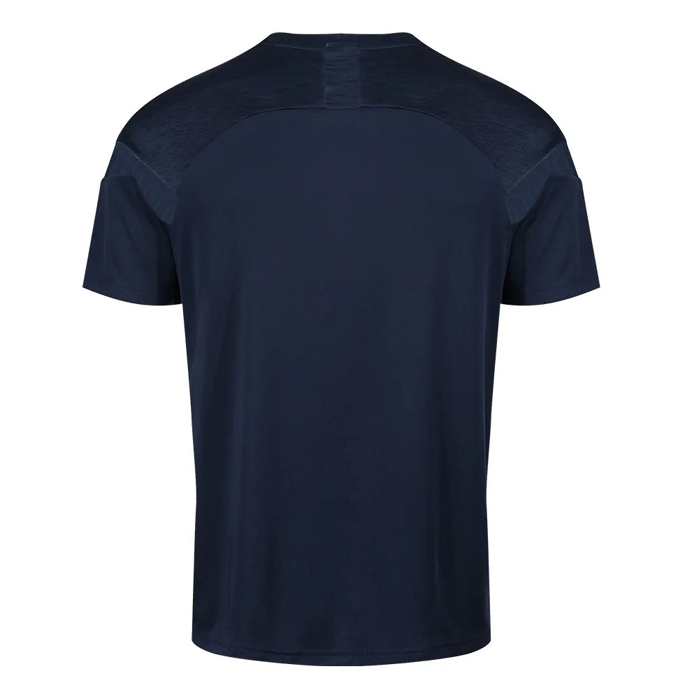 back view of Kinetic Sports Tech Tee Navy