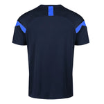 back view of Kinetic Sports Tech Tee Navy royal