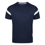 front view of Kinetic Sports Tech Tee Navy white