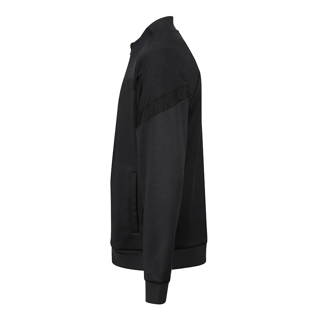 Kinetic black track jacket side view