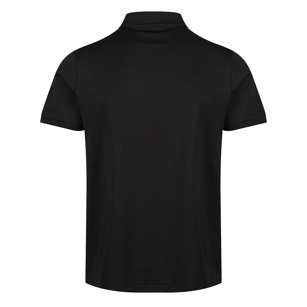 back view of Classic Technical Polo black