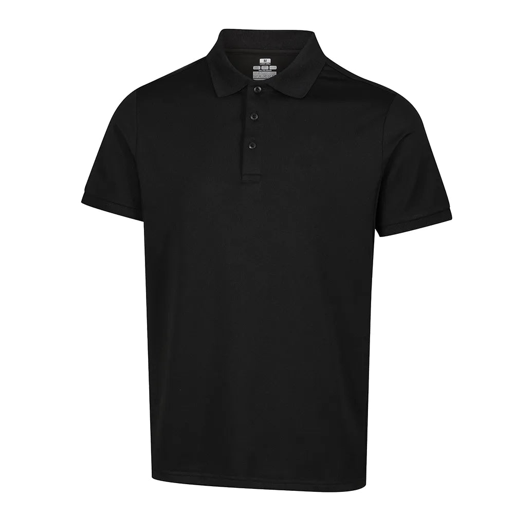 front view of Classic Technical Polo black