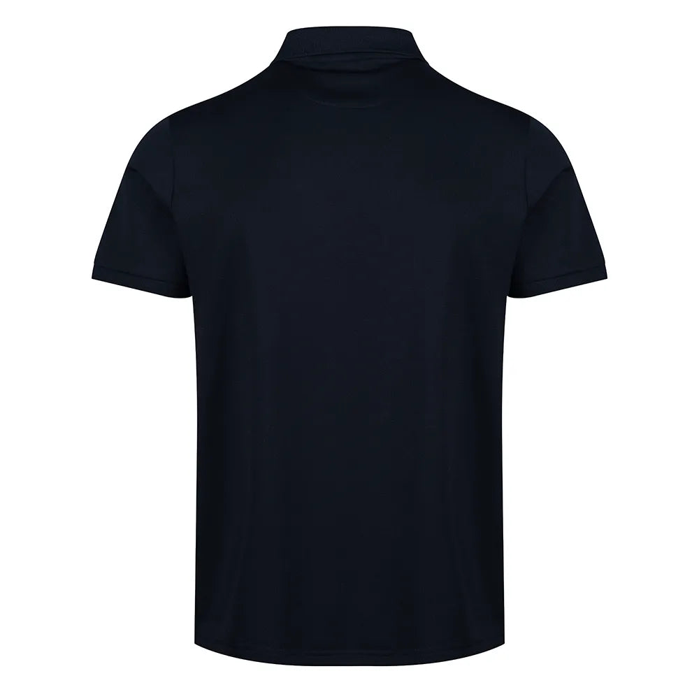 back view of Classic Technical Polo navy