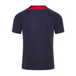 back view of iGen Sports Tech Tee Navy/Red