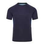 front view of iGen Sports Tech Tee Navy/Sky