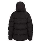 back view of Chevron Puffer Jacket (980) black
