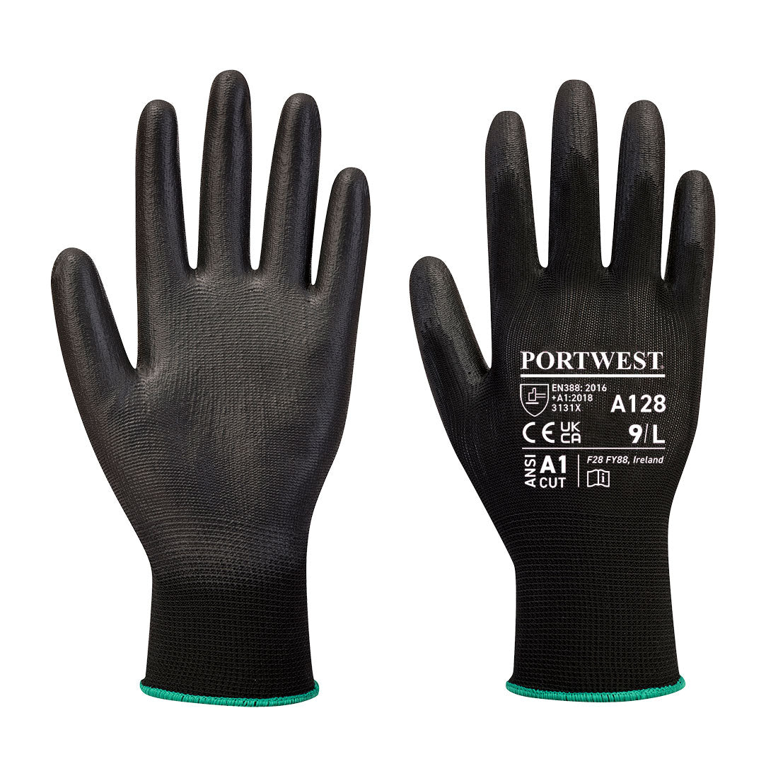 Portwest - PU Palm Glove Latex Free (Retail Pack)