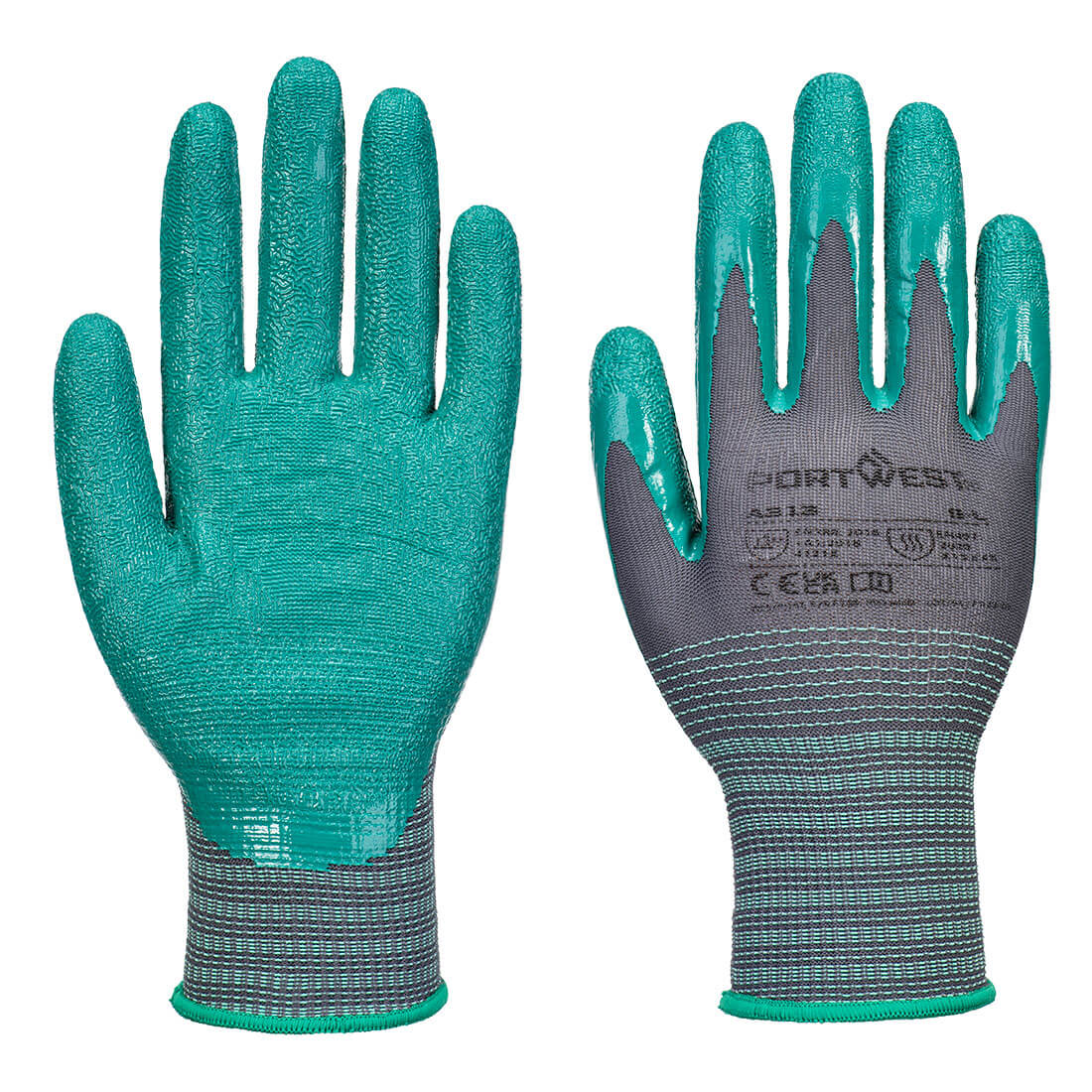 Portwest - Grip 15 Nitrile Crinkle Glove (Pk12)