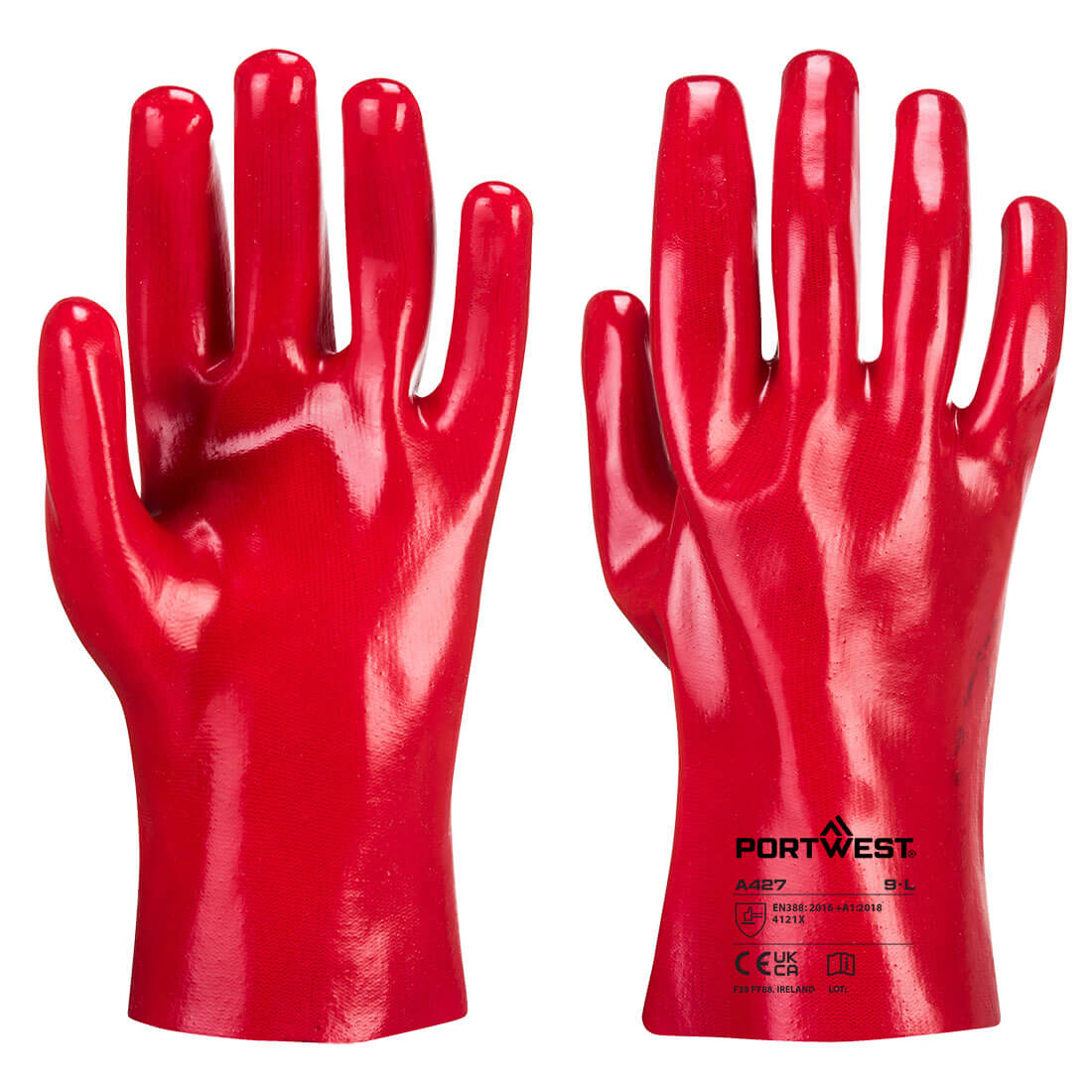 Portwest - Grip 12 PVC Gauntlet 27cm