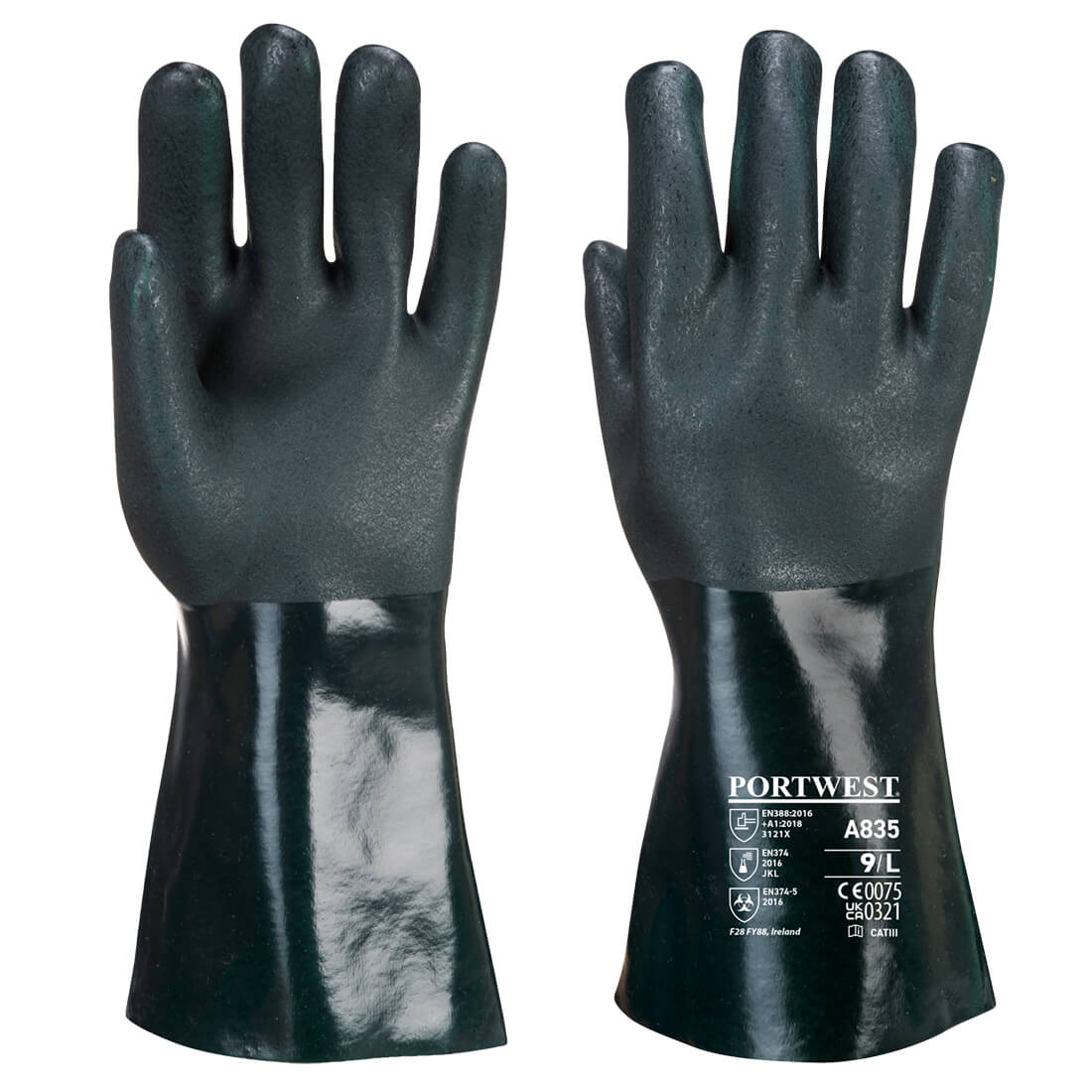 Portwest - Double Dipped PVC Gauntlet 35cm