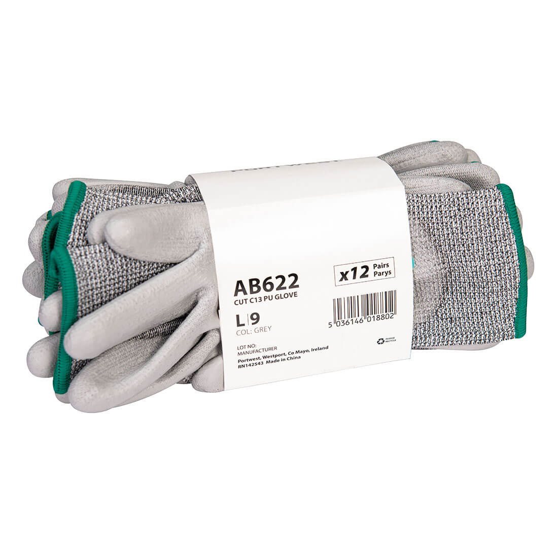 Portwest - Cut C13 PU Essential Multipack (Pk12)
