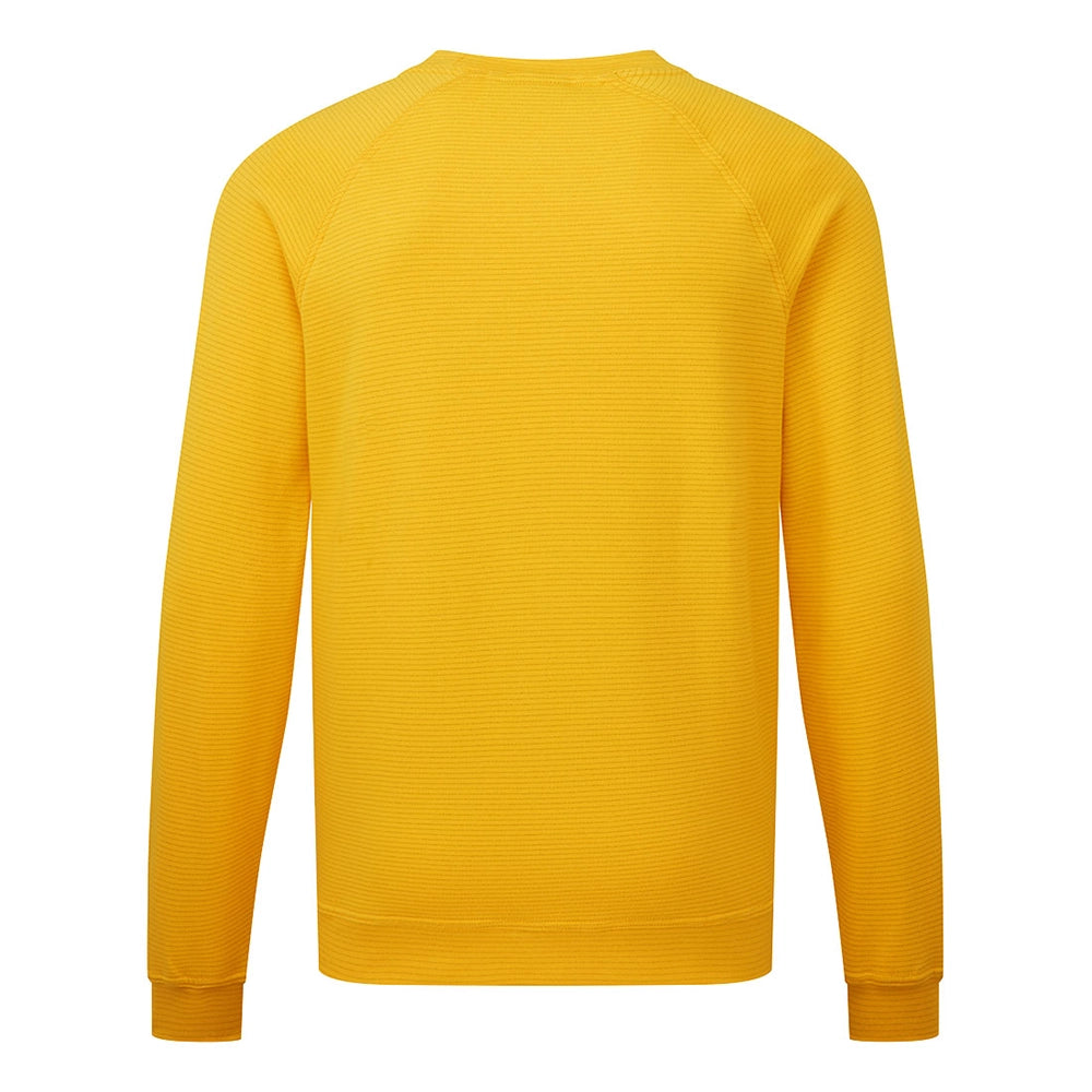 A deep yellow Portwest - Anti-Static ESD Sweatshirt