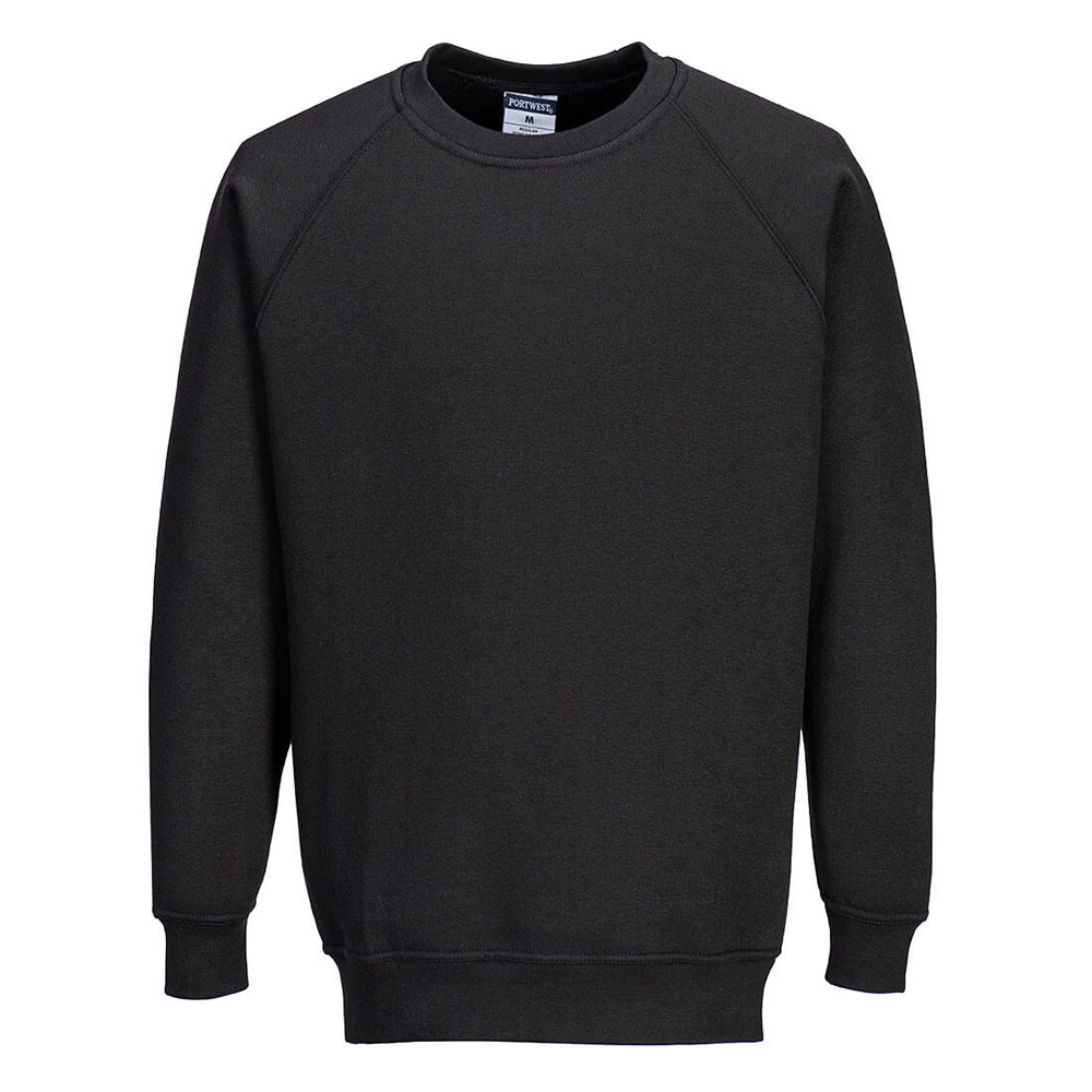 A black Portwest - Roma Sweatshirt B300