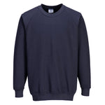 A navy Portwest - Roma Sweatshirt B300