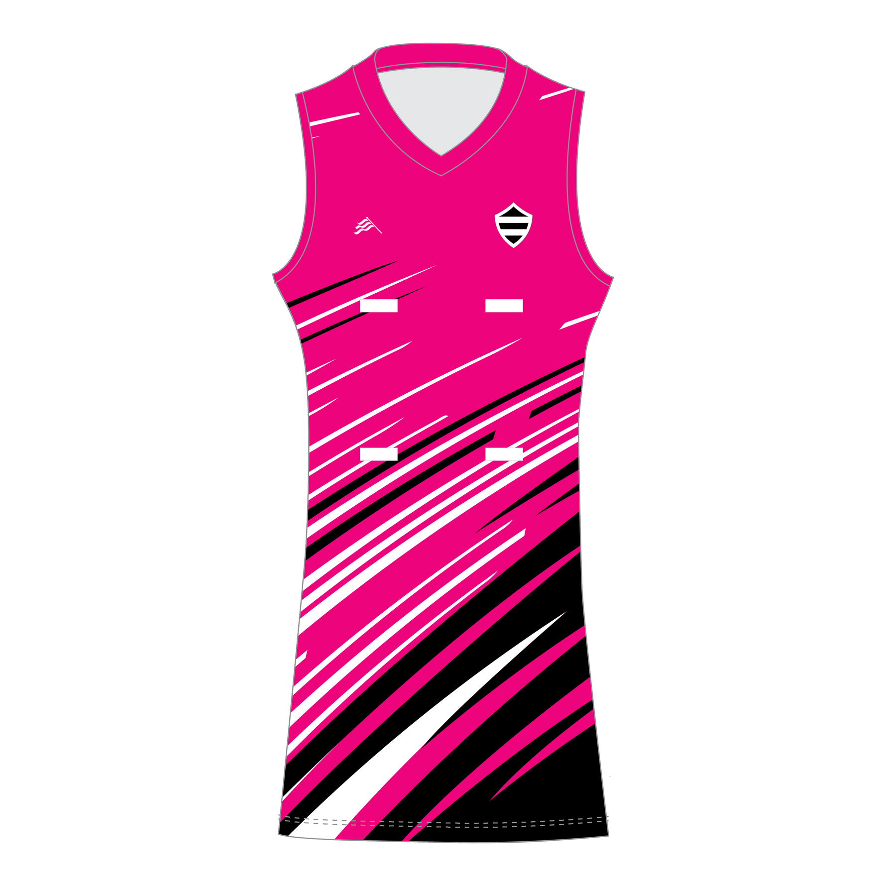 pink netball dresses Sublimated Netball, Hockey, Tennis Dress ND03 Welcome to Sable Sports