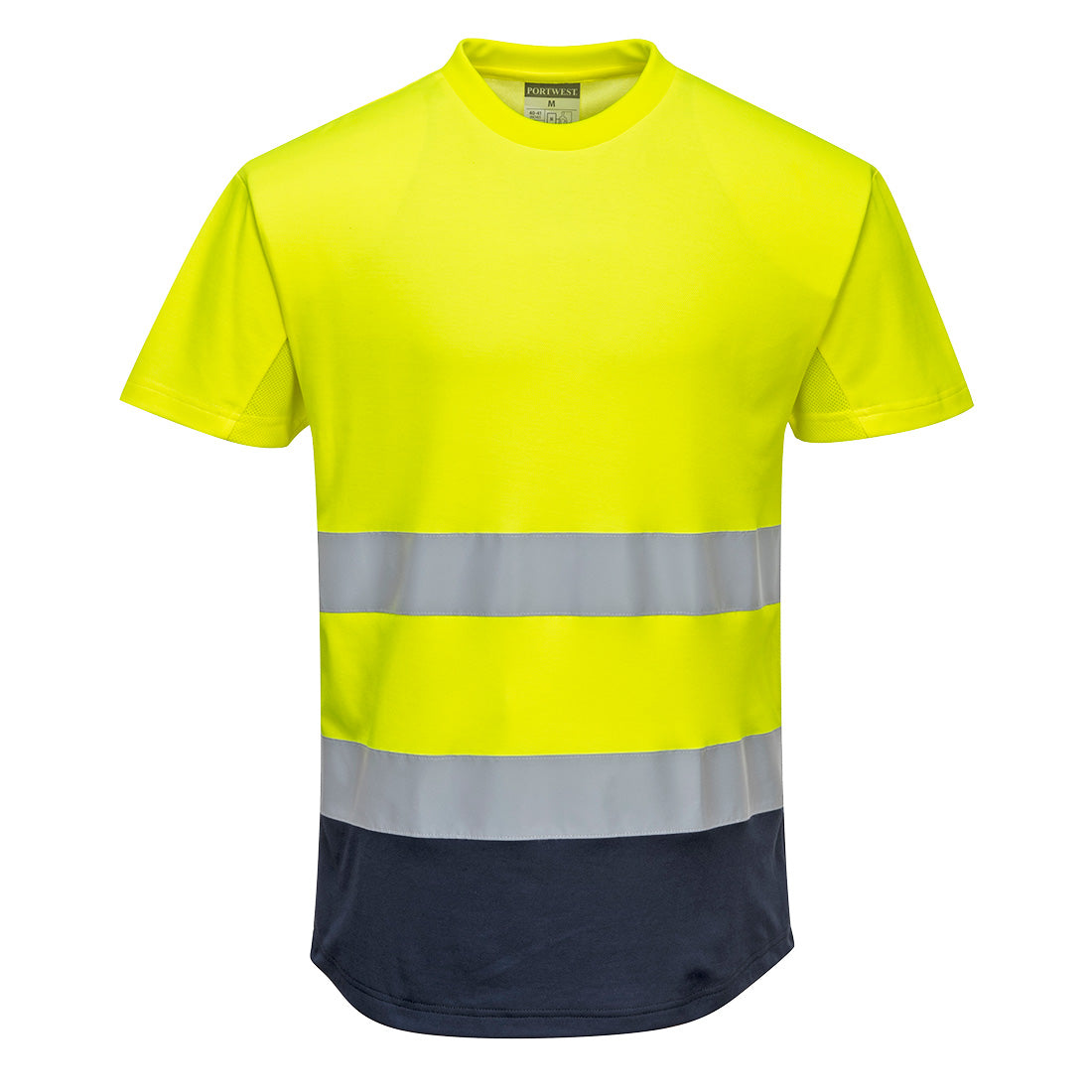 Portwest - Hi-Vis Contrast Mesh Insert T-Shirt S/S