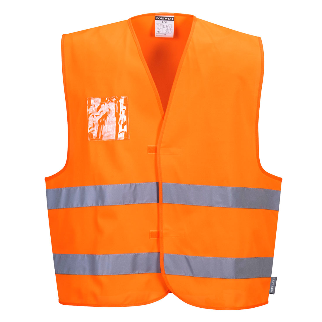 Portwest - Hi-Vis Two Band Dual ID Holder Vest