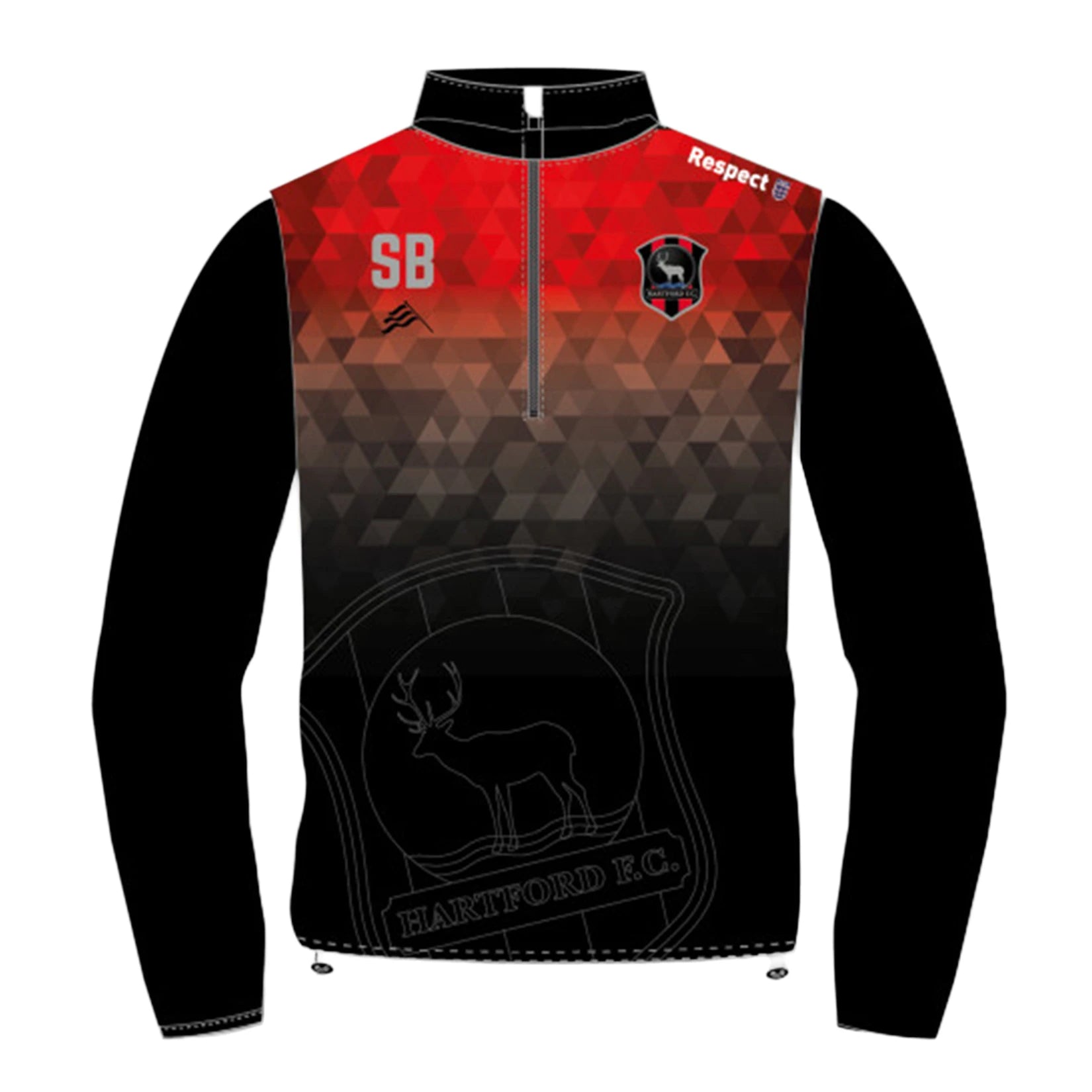 HFC Custom 1/4 Zip Rain Training Top – Adult