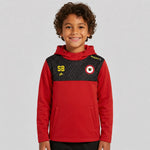 model wearing Frodsham JFC EVO Hoodie – Junior