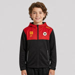 model wearing Frodsham JFC EVO Rain Jacket (Black) – Junior