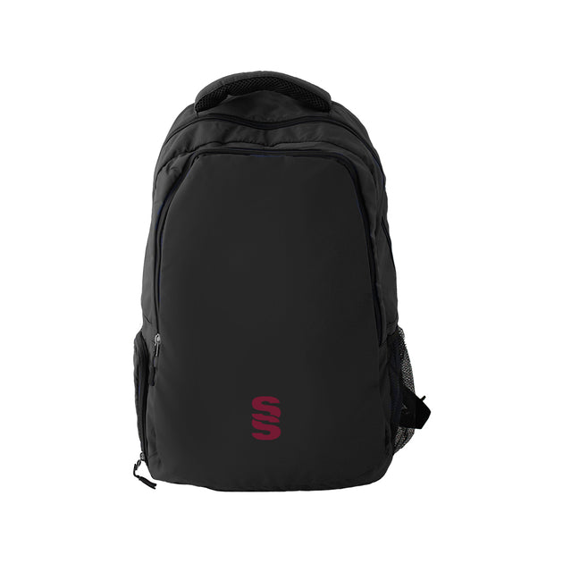 DU004 BLACK MAROON LOGO