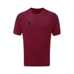 DU009 MAROON NAVY DOTS