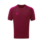 DU009 MAROON PINK DOTS