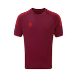 DU009 MAROON RED DOTS