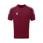 DU009 MAROON WHITE DOTS