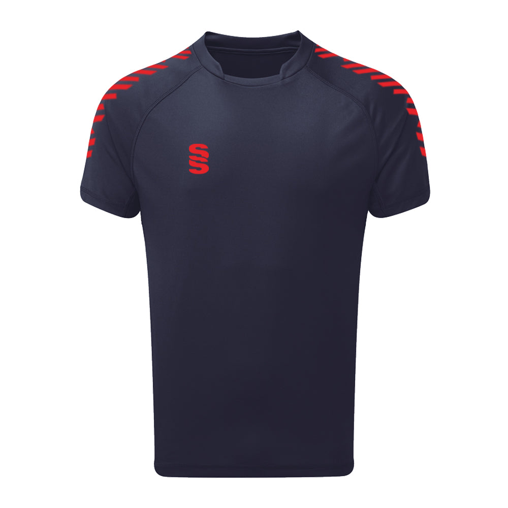 DU009W NAVY RED DIAGONAL