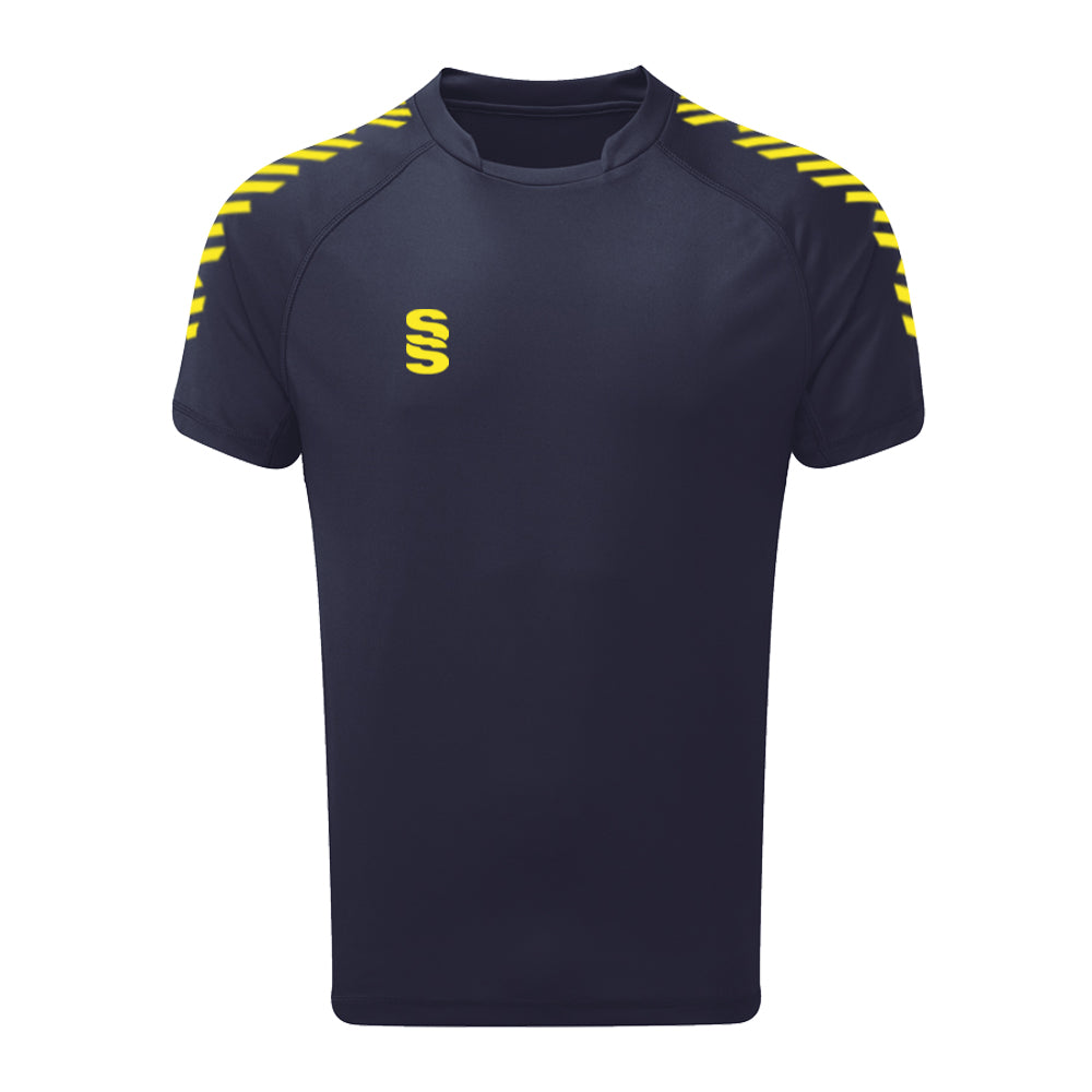 DU009W NAVY YELLOW DIAGONAL